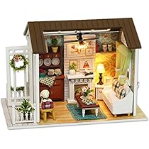 【新品】ミニチュアハウス　ドールハウス　手作りキット三点セット Amazon.co.jp: shopparadise ドールハウス ミニチュアハウス